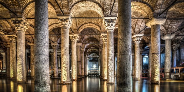 1920x1200 Sunken Palace or Basilica Cistern Istanbul, Turkey - Phone wallpapers