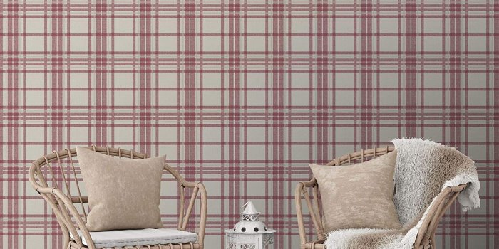 1500x1500 Amazon.com: Highland Country Tartan Red Wallpaper: Home Improvement