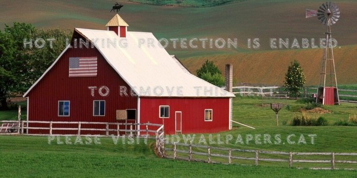 1024x768 beautiful farm patriotic country red barn