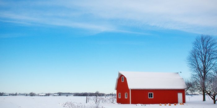 3111x2074 winter barn #snow #rural #farm #red #country wallpaper and background