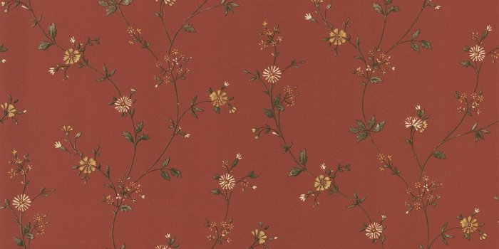 1280x1280 New Country by Brewster 418-49219 New Country Galena Red Daisy