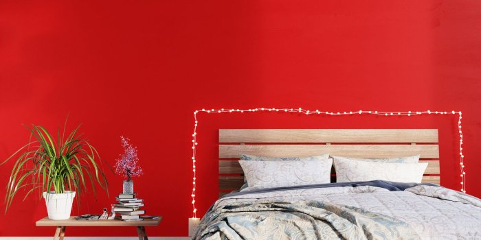 1500x1500 Berry Red Solid for Cowboy Country Rustic Set Wallpaper by