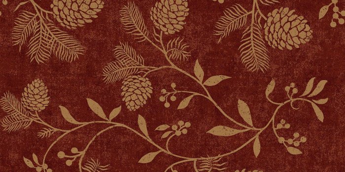 1280x662 New Country by Brewster 418-58514 New Country Ponderosa Red