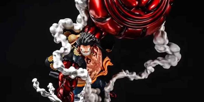 1000x1000 Large Size Anime Figure One Piece Monkey D Luffy GEAR Fourth 4