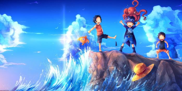 1920x1200 Luffy and Ace of Onepiece HD wallpaper | Wallpaper Flare