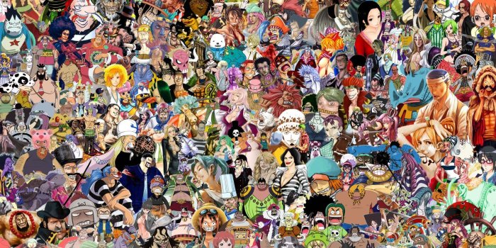 1600x900 Free download one piece character collage 3 by wood5525 manga