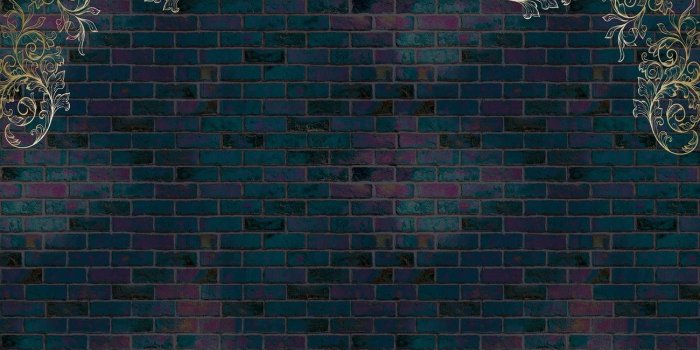 1300x897 Luxury Dark Brick Wall Wallpaper Mural