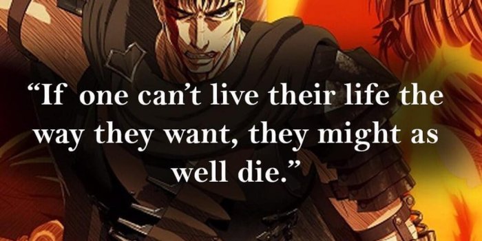1024x1024 15+ Powerful Berserk Quotes (HQ Images + Wallpapers) | QTA