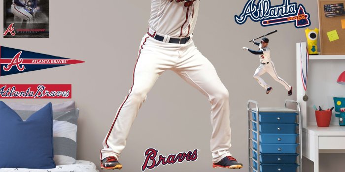 3000x3000 Freddie Freeman - Life-Size Officially Licensed MLB Removable Wall