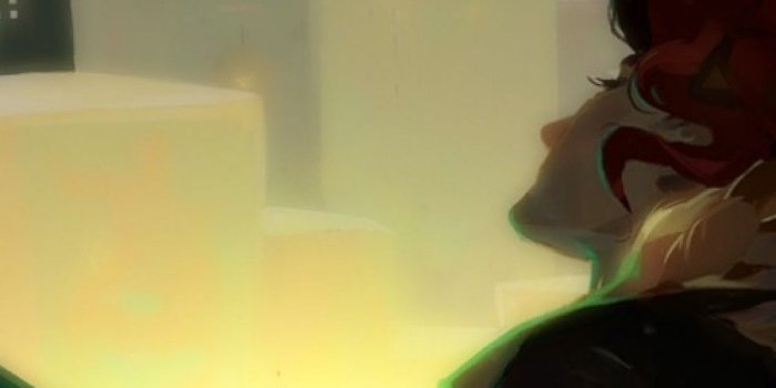 1125x2436 Download 1125x2436 Transistor, Red, Cubes, Artwork Wallpapers for