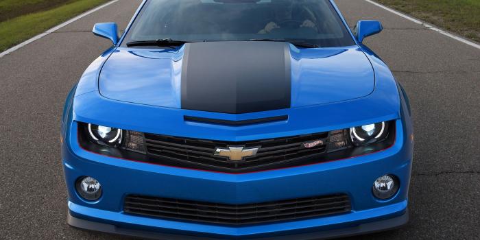 2560x1600 Muscle cars tuning Chevrolet Camaro blue cars Hot Wheels wallpaper
