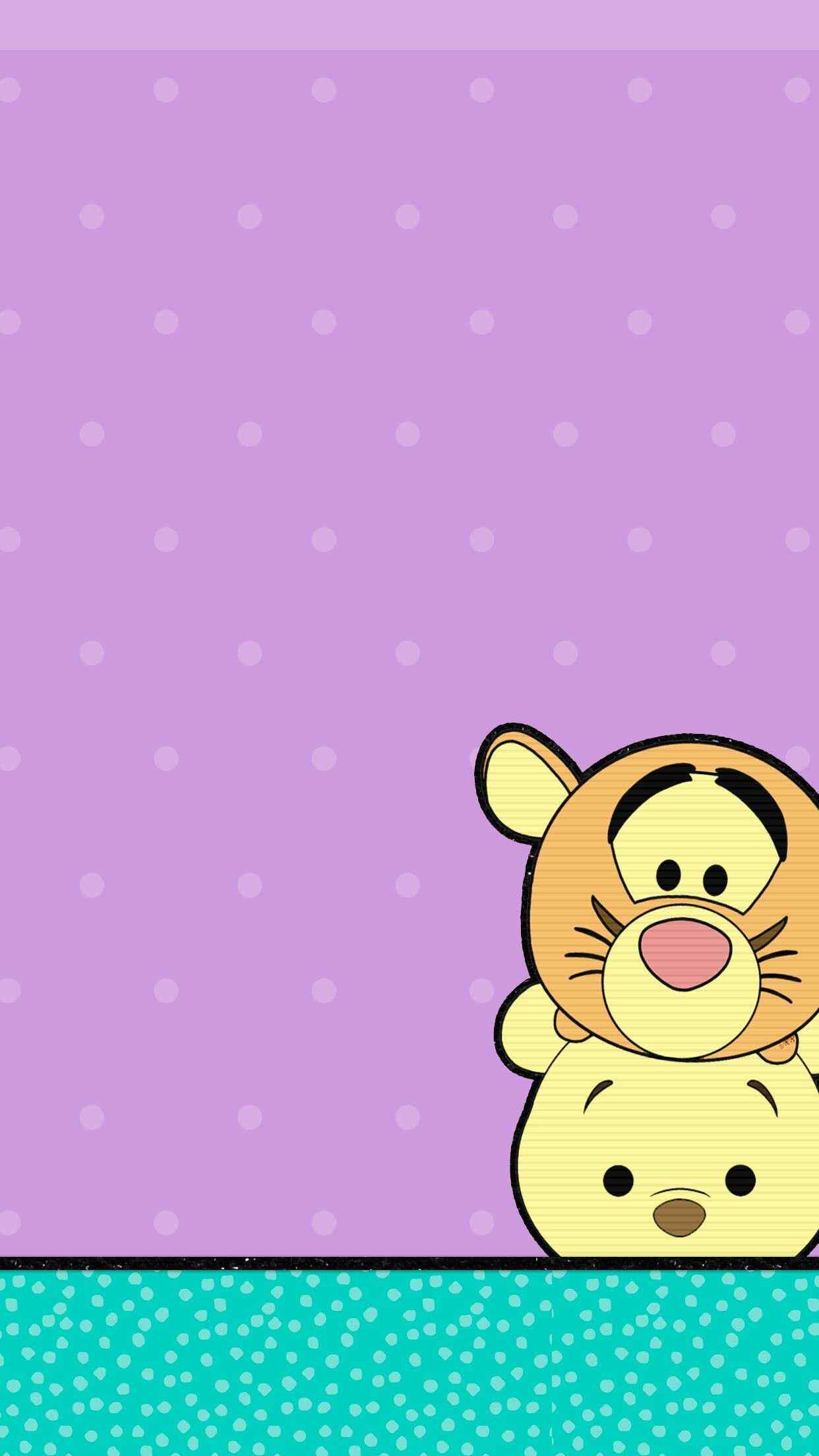 1242x2208 Tsum Tsum (#301924) - HD Wallpaper & Backgrounds Download