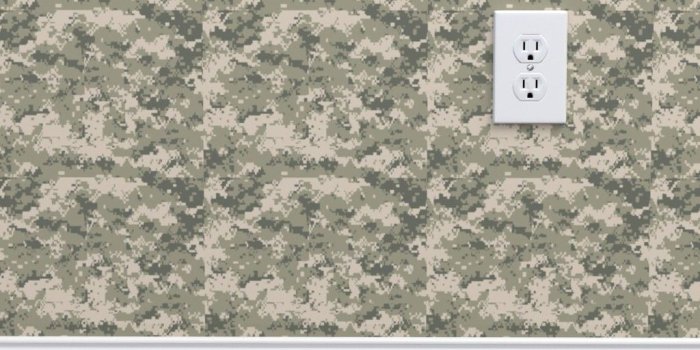 1024x1024 Army Strong on Isobar by fluffycloudcouture | Roostery Home Decor