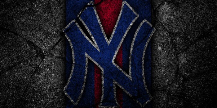 3840x2400 Download wallpapers 4k, New York Yankees, logo, MLB, baseball, USA