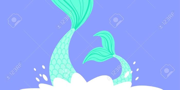 1300x1300 Mermaid Tail Clipart Mama - Cute Mermaid Mermaid Tail Cartoon Hd