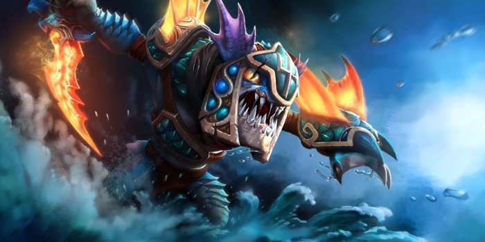1600x900 Dota 2 Slark Background » Gamers Wallpaper 1080p (com imagens
