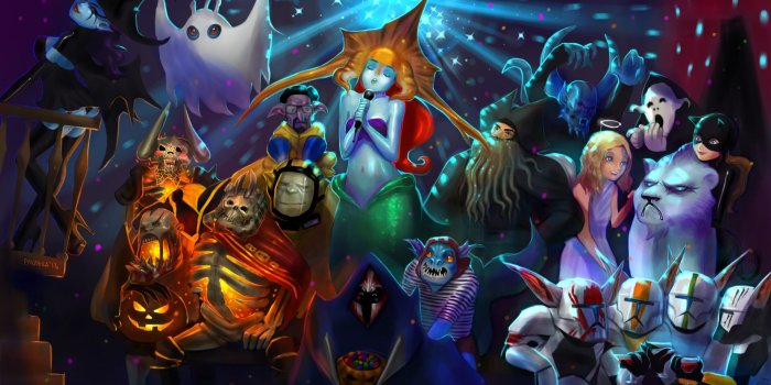 1920x1080 Wallpaper DOTA 2 Slark Mirana Kunkka Naga Siren Queen of 1920x1080