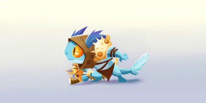 1366x768 Dota 2 Slark Wallpapers Widescreen | Anime, Dota 2, Dota 2 wallpaper