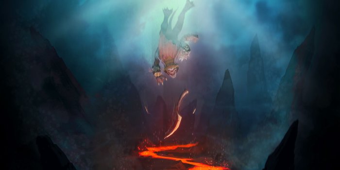 2560x1440 Wallpaper DOTA 2 Slark Monsters Warriors Fantasy Games 2560x1440