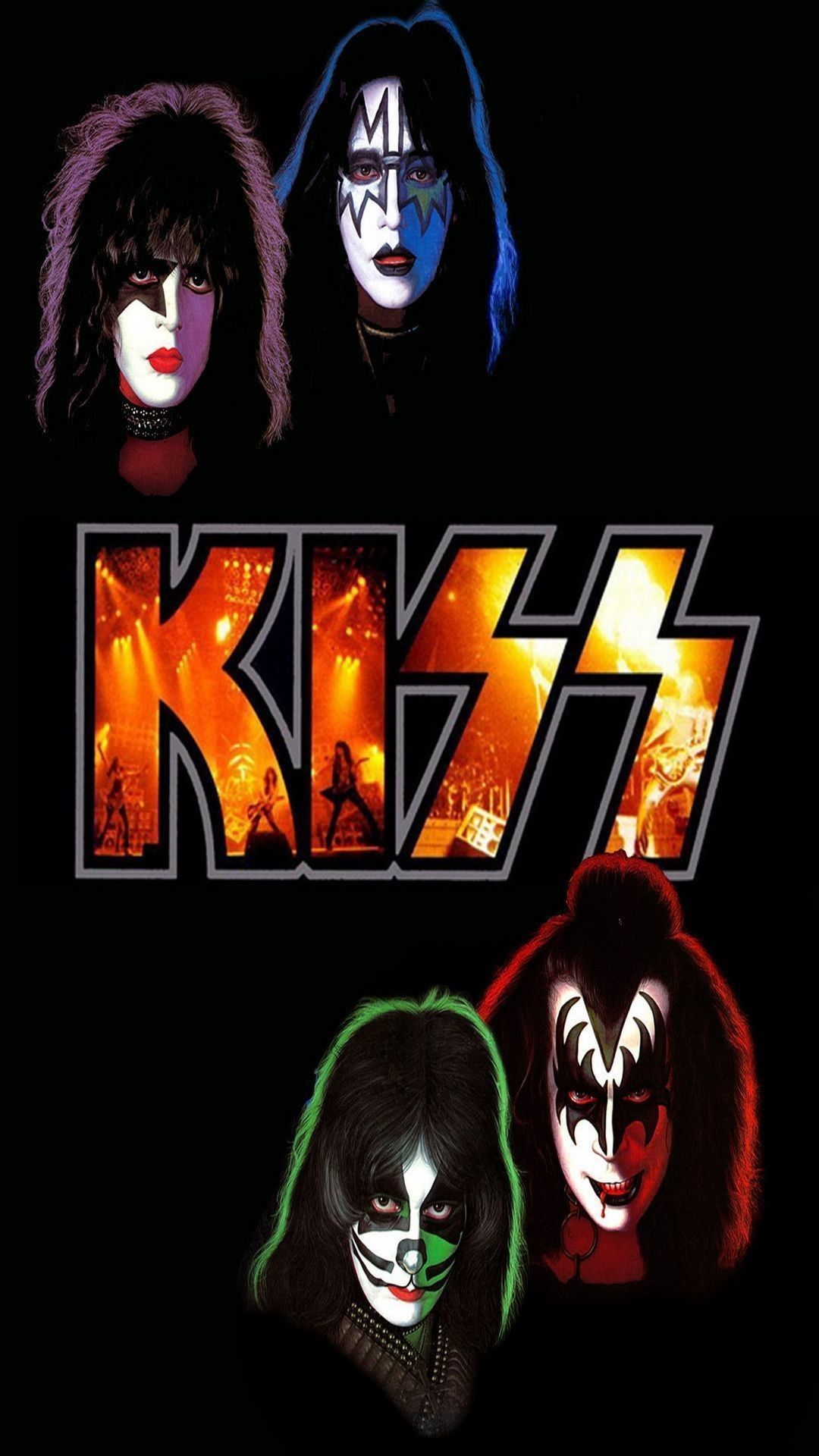 1080x1920 Download Kiss Wallpaper For Ipad - Imagenes Wallpaper De Band Kiss