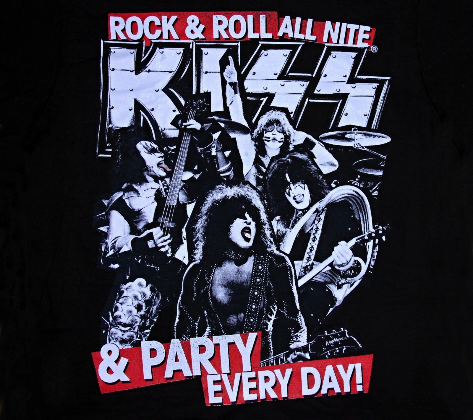 2160x1920 Rock & Roll all nite poster, Kiss (music) HD wallpaper | Wallpaper