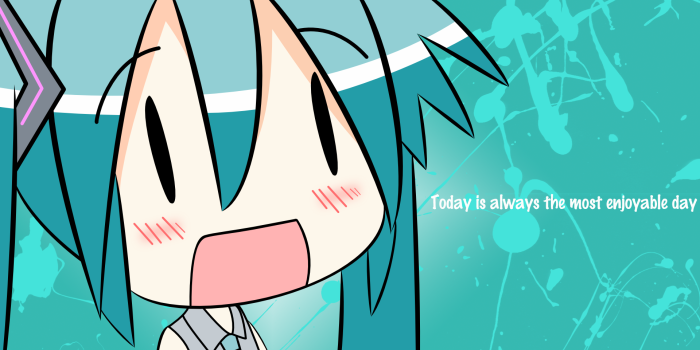 1920x1200 Download - Hatsune Miku Chibi Easy (#33231) - HD Wallpaper