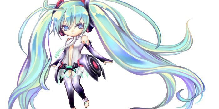 4091x2893 Free download Hatsune Miku chibi Miku Append anime girls Vocaloid