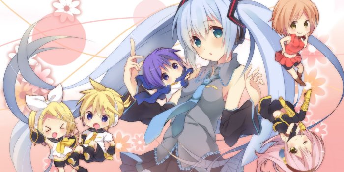 1920x1080 vocaloid, Hatsune, Miku, Kagamine, Len, Kagamine, Rin, Kumakichi