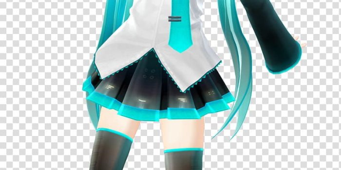 800x1440 Oyuugi Chibi Loli Miku Render, blue-haired female anime character