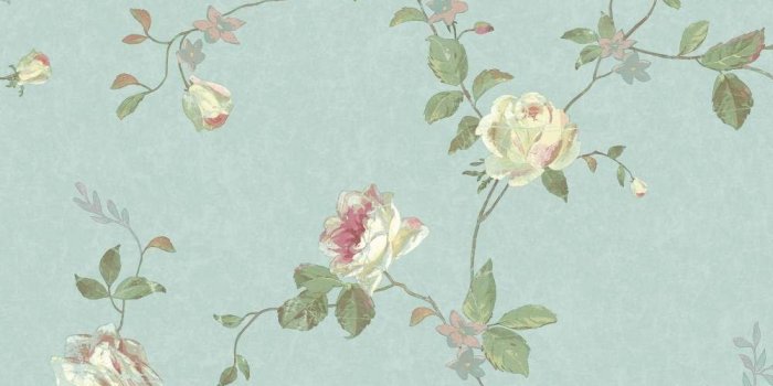 1000x1000 York Wallcoverings SH5509 Vintage Luxe Floral Trail Wallpaper