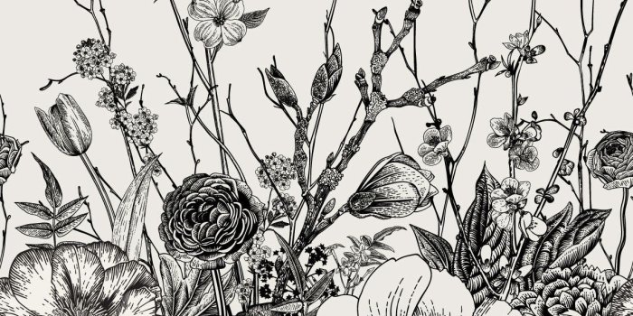 1181x1181 Bungalow Rose Lenworth Removable Vintage Floral Mix 4.17' L x 50