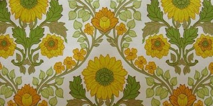 794x1057 Danish Modern Original Vintage Wallaper Sunshine Forever | Etsy