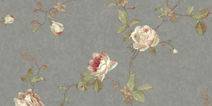 1000x1000 York Wallcoverings SH5511 Vintage Luxe Floral Trail Wallpaper