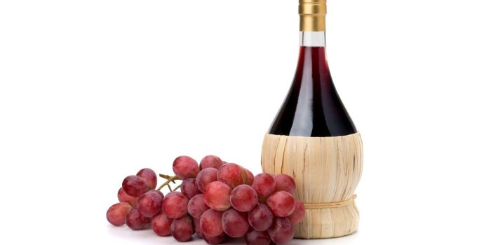 1332x850 Photo Wallpaper Red, Wine, Bottle, Grapes, Bunch, White - Wine