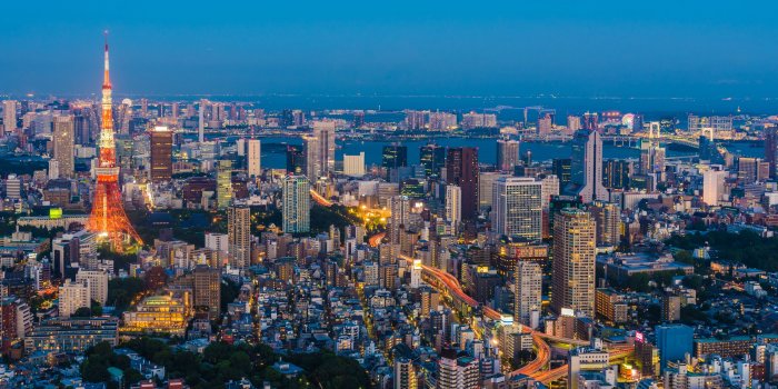 3840x2160 Wallpaper Skyscrapers, City, View From Above, Buildings - Tokyo
