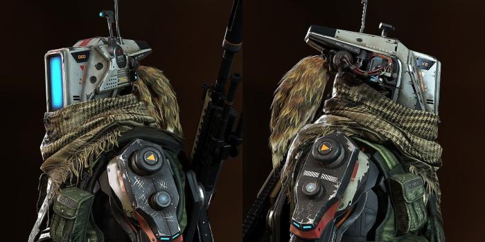 1920x1080 Pilot character for Titanfall 2's multiplayer. Art Director: Joel