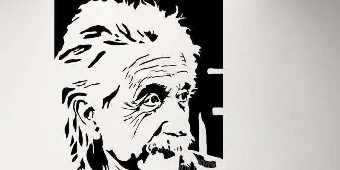 1000x1000 Albert Einstein Wall Art Science Art Math Wall Stickers Room