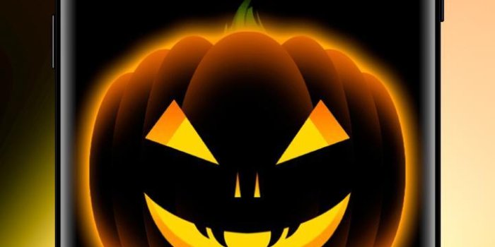 720x1280 Pumpkin Halloween Neon Live HD Wallpaper for Android - APK Download