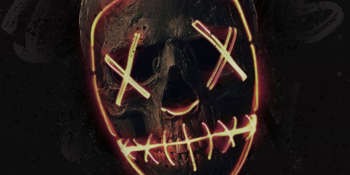 3240x1822 Skull Neon Mask, HD Artist, 4k Wallpapers, Images, Backgrounds