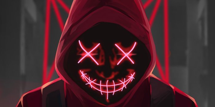 2560x1700 2560x1700 Red Mask Neon Eyes 4k Chromebook Pixel HD 4k Wallpapers