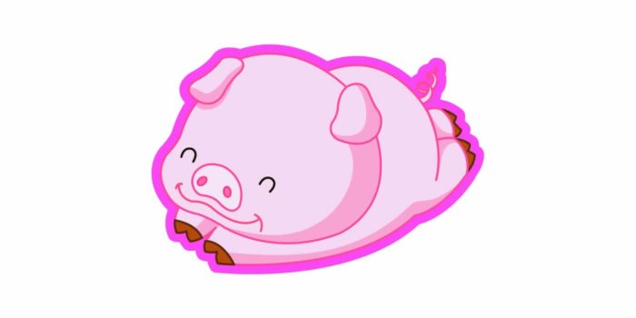1280x800 Cartoon Pig Wallpaper 14727 Hd Wallpapers in Animals - Clip Art
