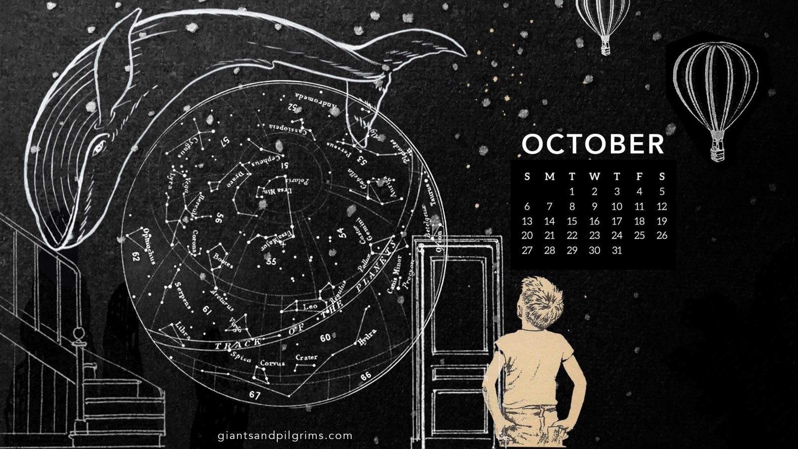 2560x1440 October 2019 Desktop Wallpaper – Giants & Pilgrims