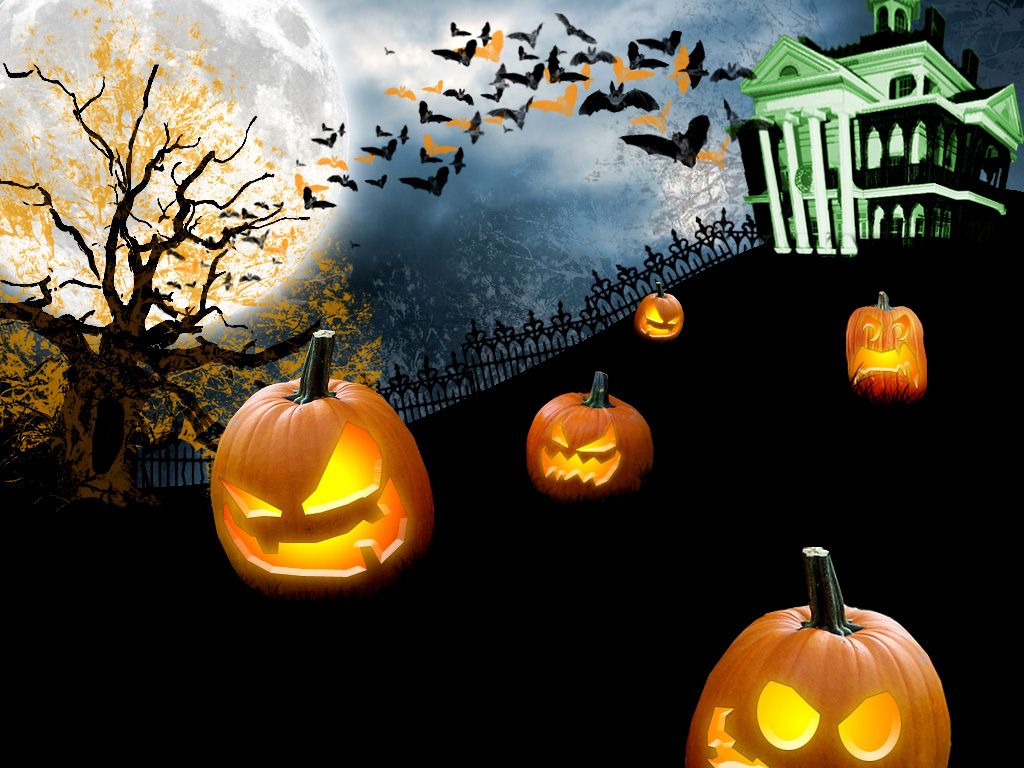 1024x768 Spooky Halloween wallpapers | Spooky Halloween stock photos