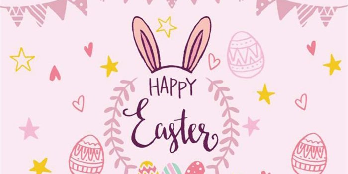 1500x1000 Amazon.com : Laeacco 10x7ft Vinyl Cartoon Happy Easter Day
