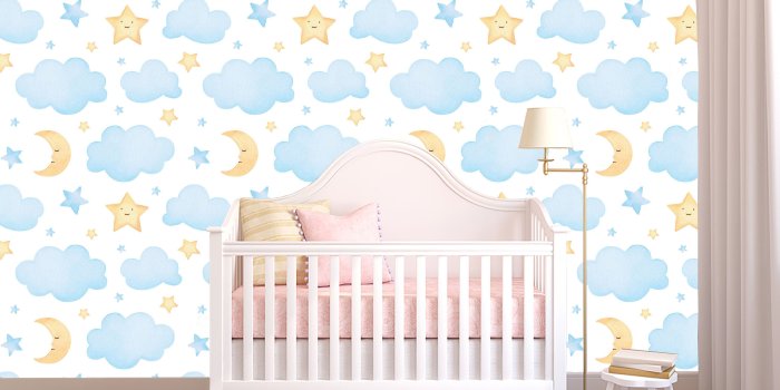 3000x2250 Watercolor illustrations of stars and clouds. Cute seamless | Etsy