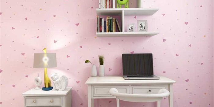 1000x800 Beibehang wall papers home decor Cute Stars Stripes Girls Bedroom