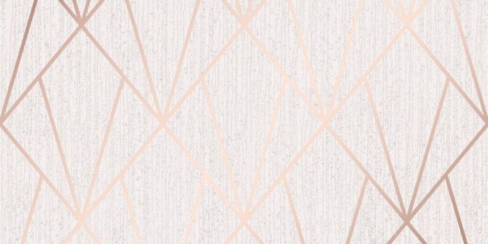 1000x1000 Muriva Indra Geometric Glitter Wallpaper Rose Gold (154102
