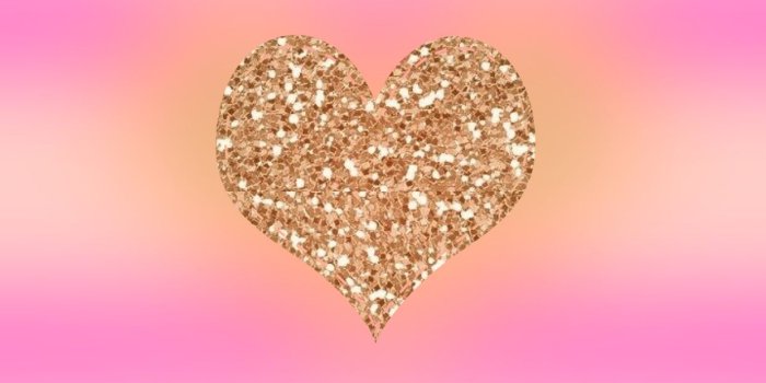 1242x2208 Rose Gold Heart Wallpapers
