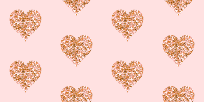 900x900 Rose Gold Glitter Hearts // Blush Wallpaper - Glitter Rose Gold