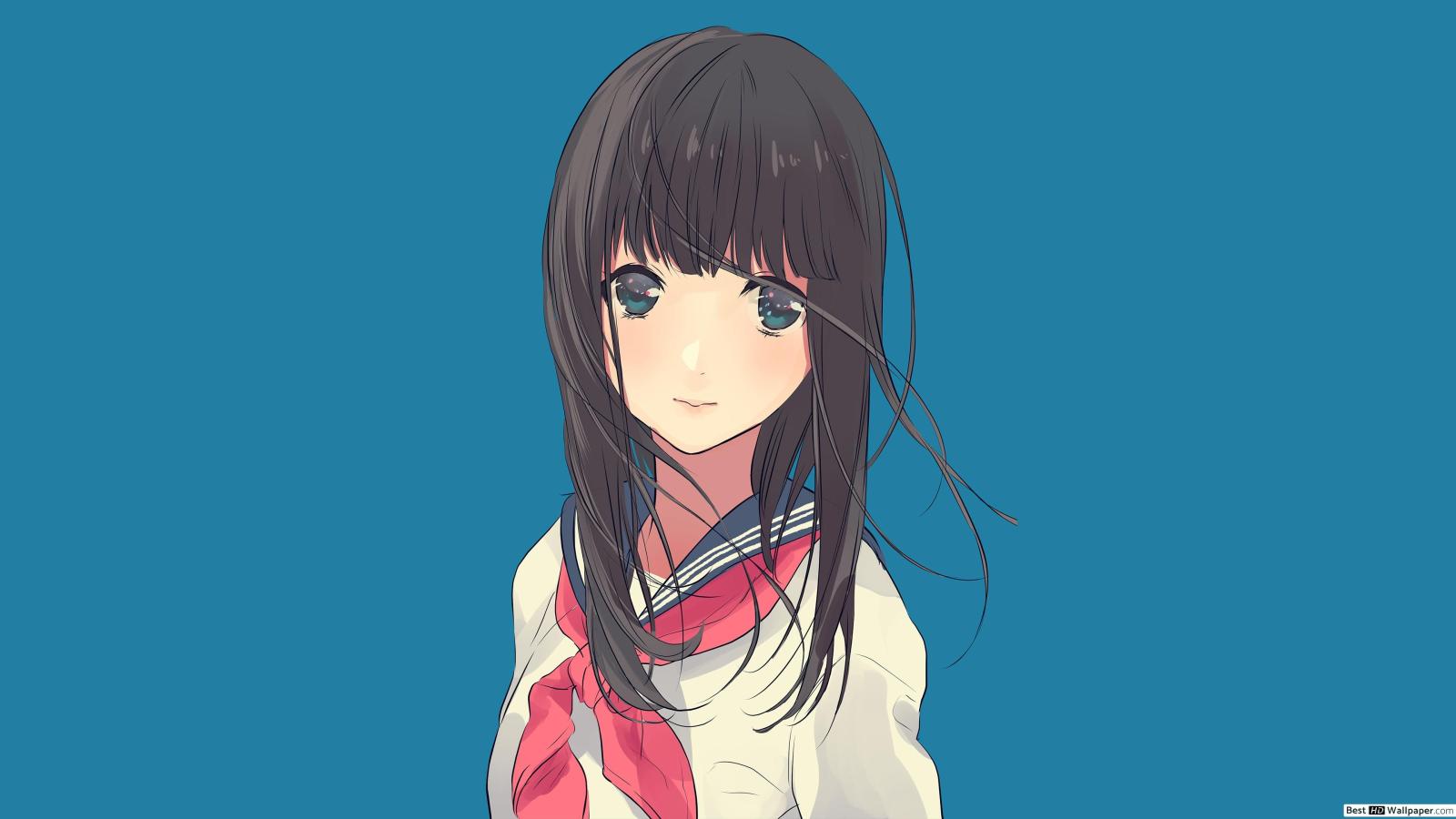 3840x2160 Anime - girl student HD wallpaper download